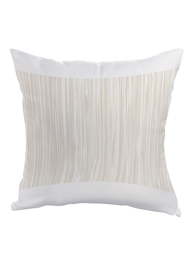 Decalac Wallpaper Printed Pillow Beige/White 40 x 40cm