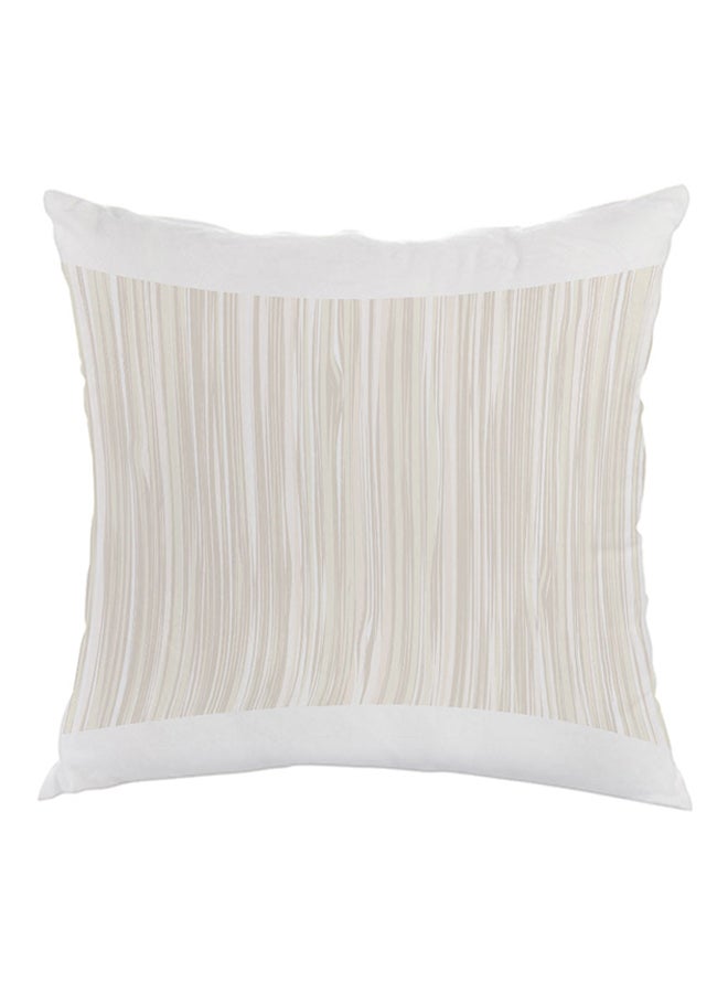 Decalac Wallpaper Printed Pillow Beige/White 40x40cm