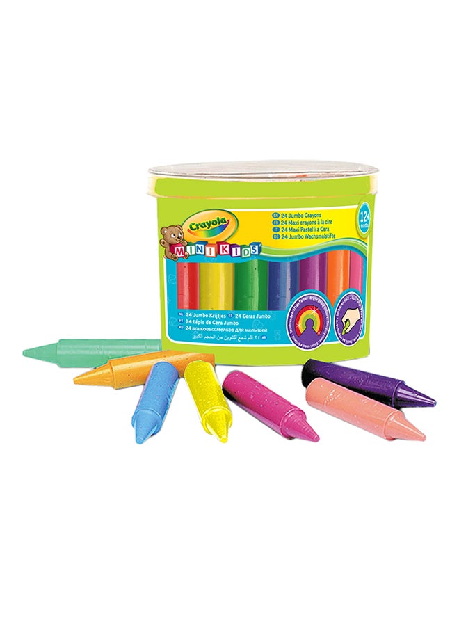 كرايولا أقلام جامبو مكونة من 24 قطعة 7.5x9.2x9.2سم