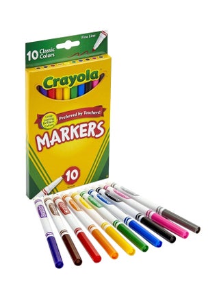 10-Piece Classic Fine Line Marker ‎16.99x16.04x1.59cm - v1530819833/N15655455A_1