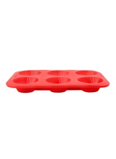 3-Piece Cup Cake Mould Set Red 50cm - v1530820116/N15659092A_1