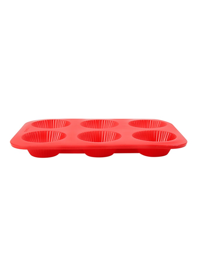 zeal 3-Piece Cup Cake Mould Set Red 50cm