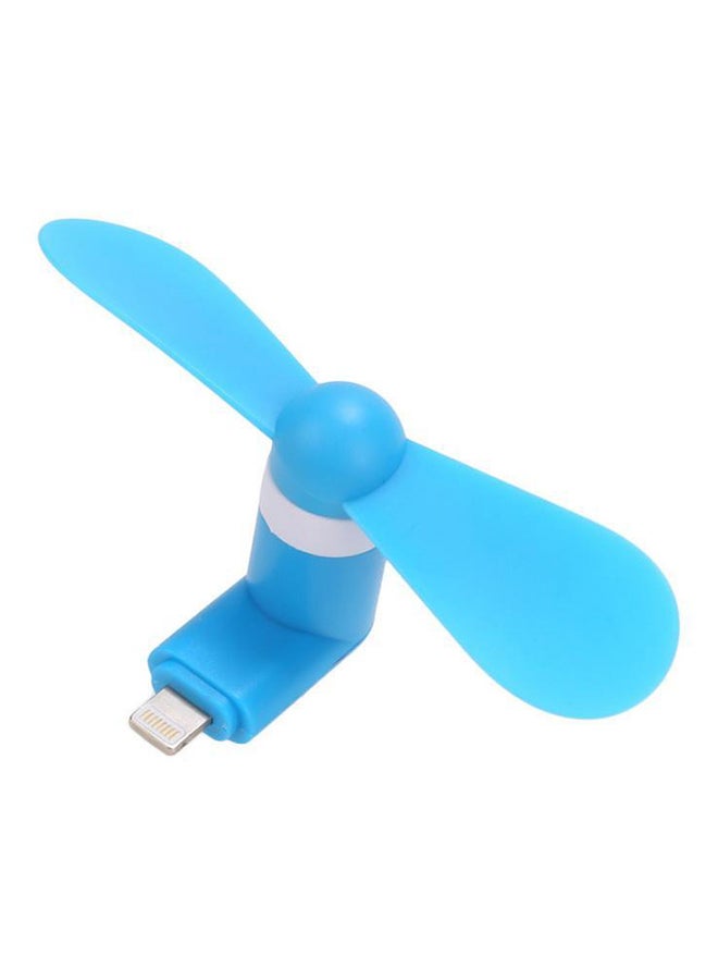 مروحةُ تبريد صغيرة بمنفذ USB لهاتف أبل آيفون. LPF001202 أزرق