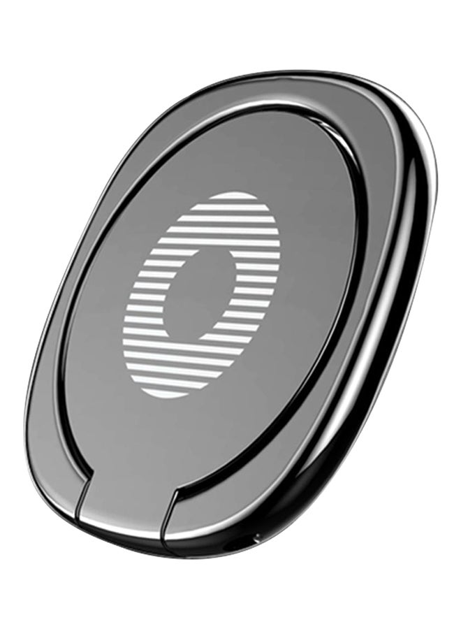 Generic 360 Rotation Finger Ring Stand Phone Holder Black  - Image 1
