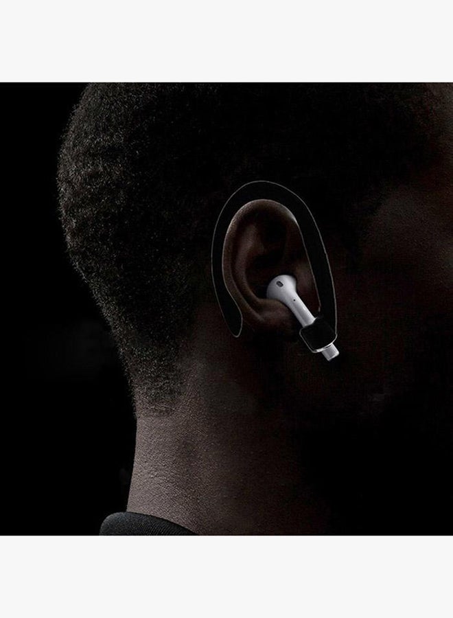 Generic - 2-Piece Falling Out Earbuds Ear Hook Holder Black - Image 1