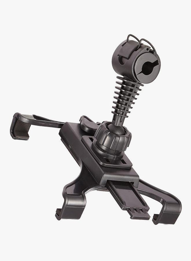 Adjustable Car Headrest Mount Holder For iPad/Tablet Black - Image 2