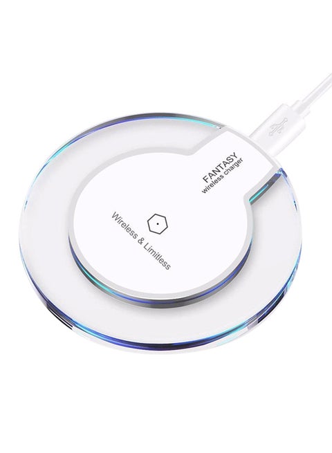 Crystal Wireless Charging Pad Charger Clear