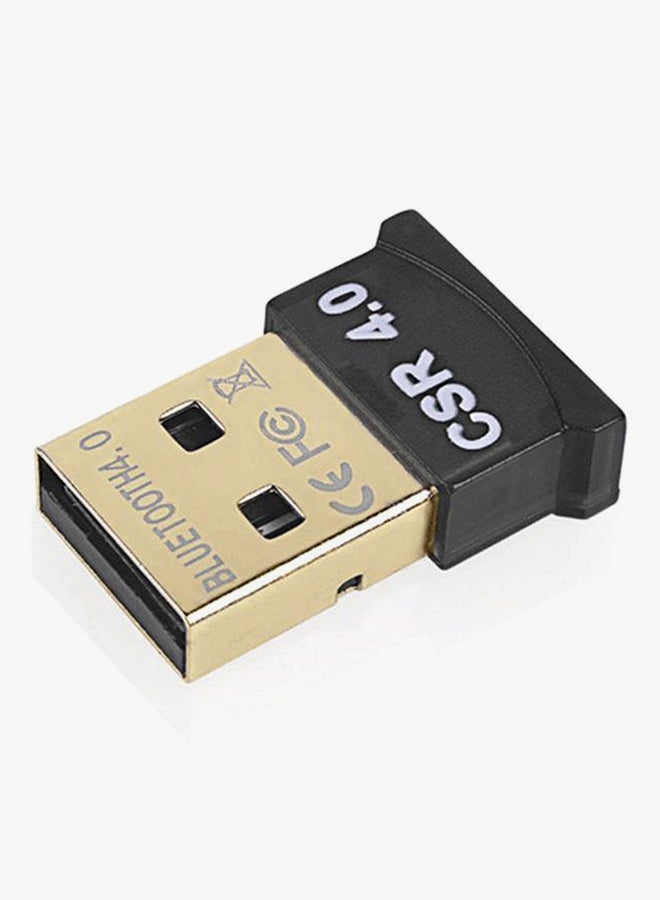 Audio Receiver USB Bluetooth Adapter Black