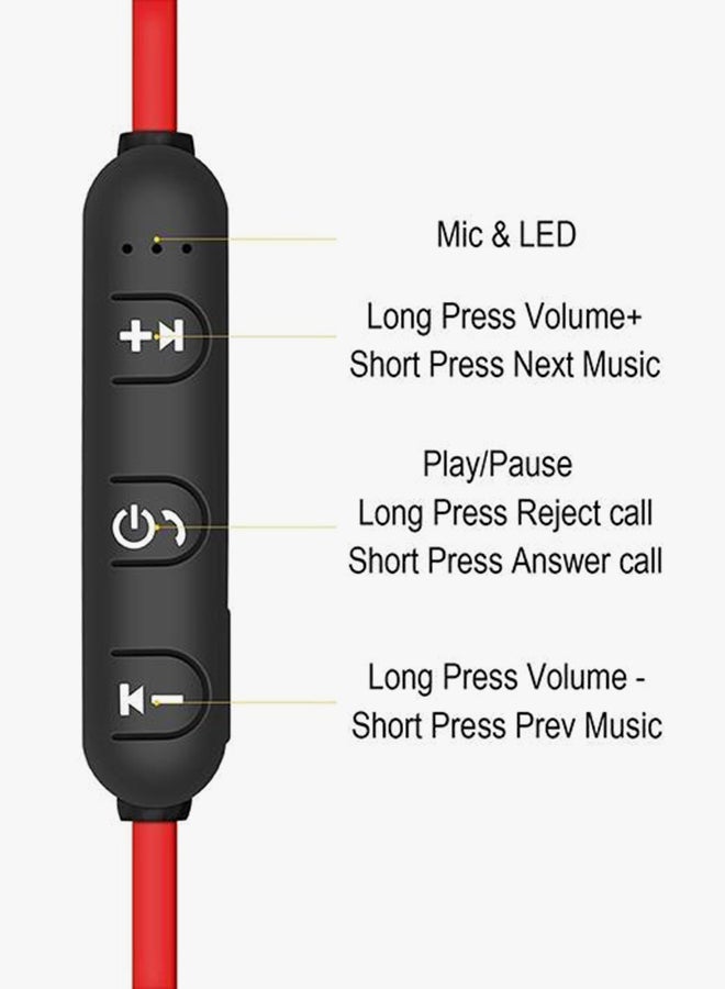 Stereo Sports Bluetooth Wireless In-Ear Headphone Black - Image 3