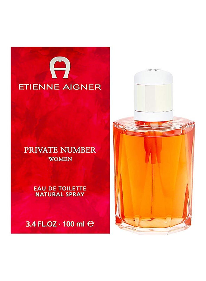 Etienne Aigner - Private Number EDT 100ml - Image 1
