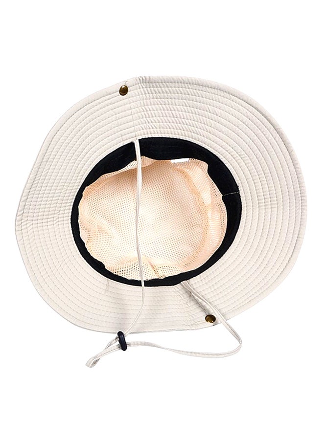 Air Permeable Sun Block Hat White - Image 2