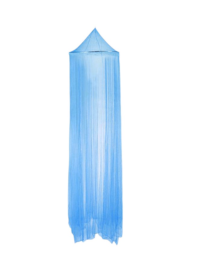 Bed Canopy Hung Dome Mosquito Net Light Blue 
