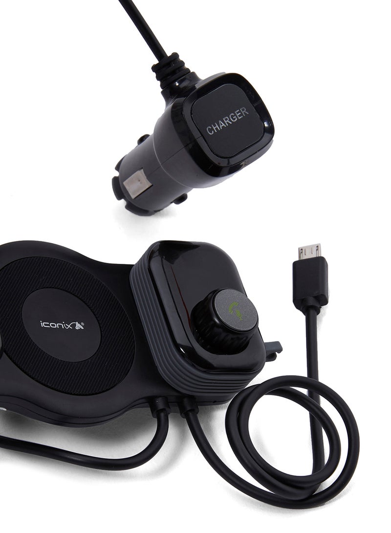 Remote Controlled Car FM Transmitter IC-CM2021BL Black