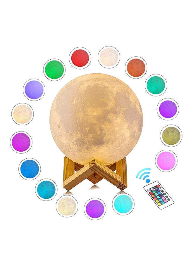 LOWHA 16-Colors LED Moon Style Light Multicolour 17cm - Image 1