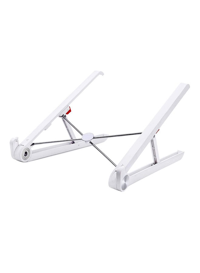 Okteq Foldable Laptop Stand White  - Image 1