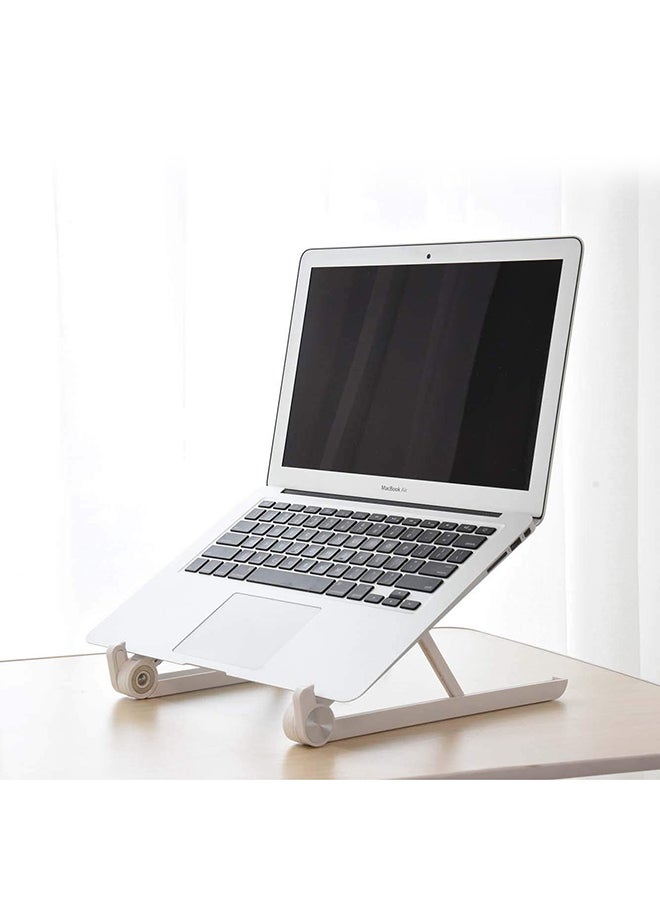 Okteq Foldable Laptop Stand White  - Image 3