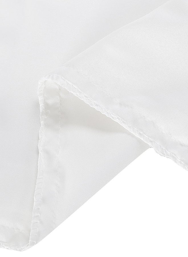 BedDecor 2-Piece Solid Pillowcases satin White Oxford  - Image 3