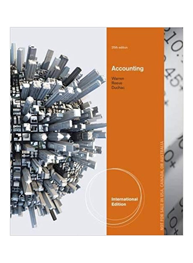 Accounting: International Edition Paperback English by Jonathan Duchac - 1/31/2013 
