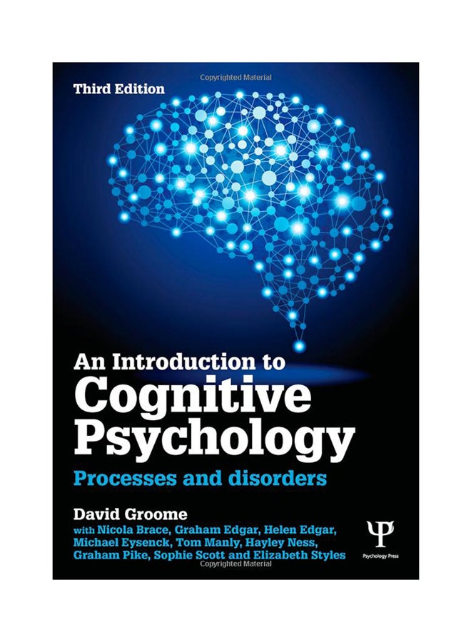 An Introduction To Cognitive Psychology: Processes And Disorders Paperback English by David Groome - 19-Feb-14 