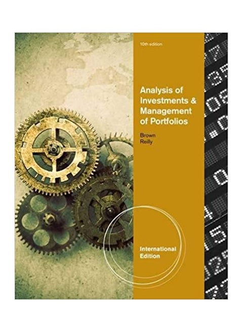 Analysis Of Investments And Management Of Portfolios International Edition Paperback English by Keith Brown - 9/1/2012