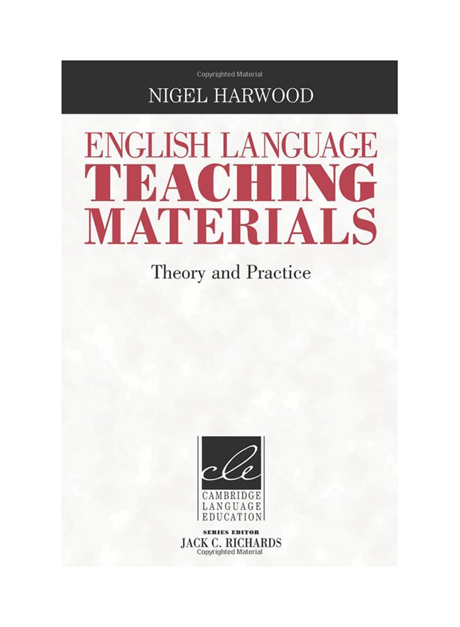 English Language Teaching Materials: Theory And Practice Paperback English - 3/22/2010