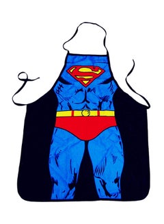 QiaoKai Superman Patterned Apron Black/Blue/Red 