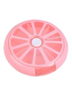 QiaoKai Cute Fruit Shape One Week Round Medication Box 