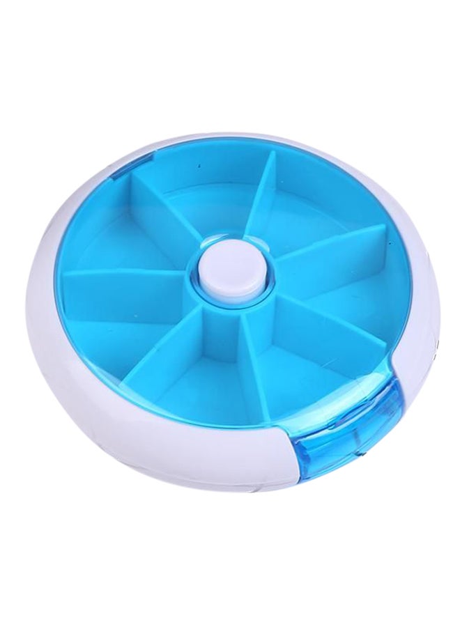 QiaoKai Cute Fruit Shape One Week Round Medication Box Multicolour