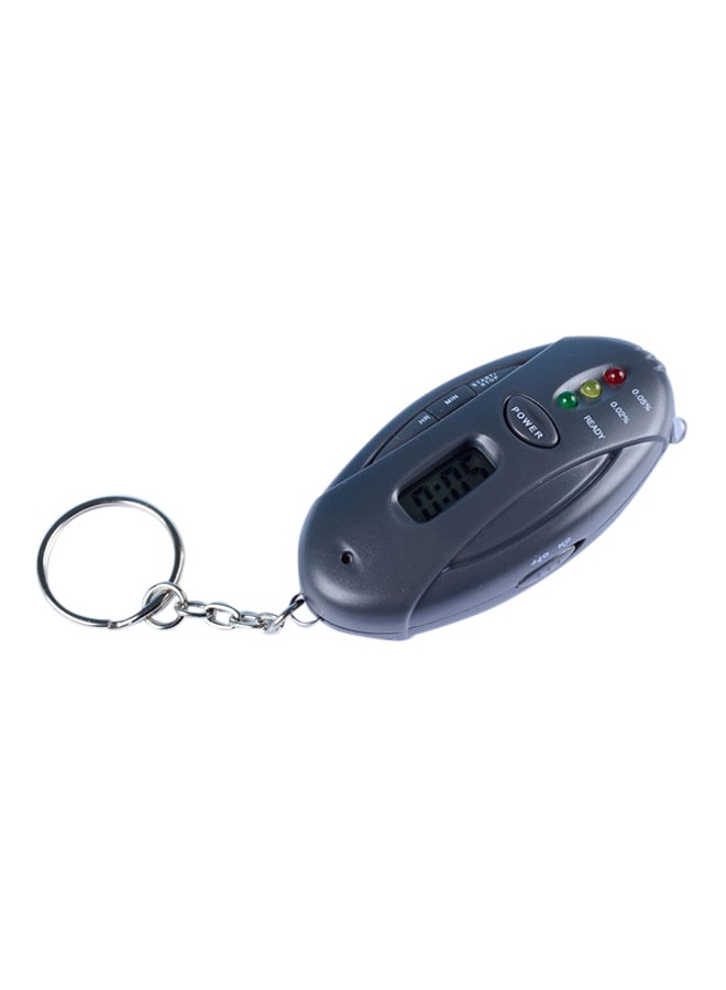 QiaoKai Digital LCD Breath Tester Black 80x38x20mm 