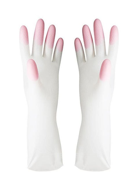 Washing Gloves White/Pink S