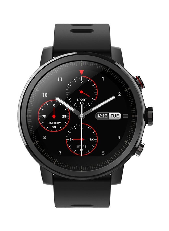 Amazfit Waterproof WiFi GPS Smartwatch Black - Image 1