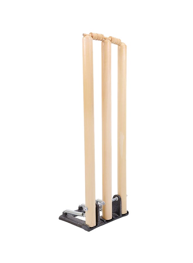 TA SPORTS Cricket Stumps With Spring Stand 28inch  - Image 2