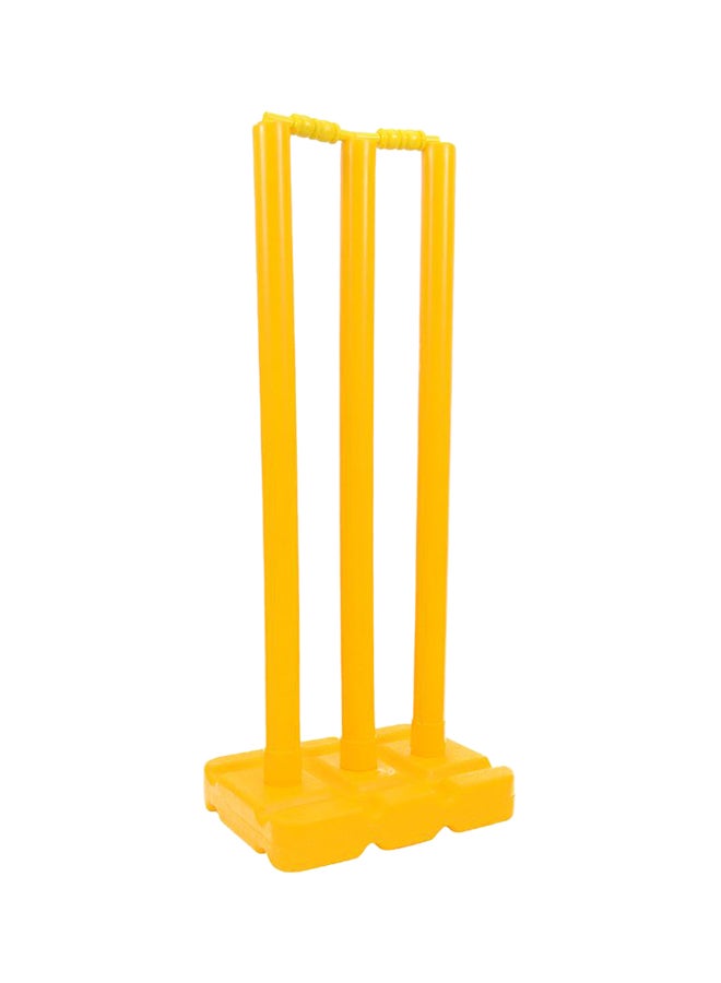 TA SPORTS Cricket Plastic Stumps With Base And Bails 28inch  - Image 2