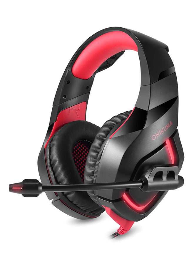 K1 Over-Ear Wired Gaming Headset With Mic - Image 1