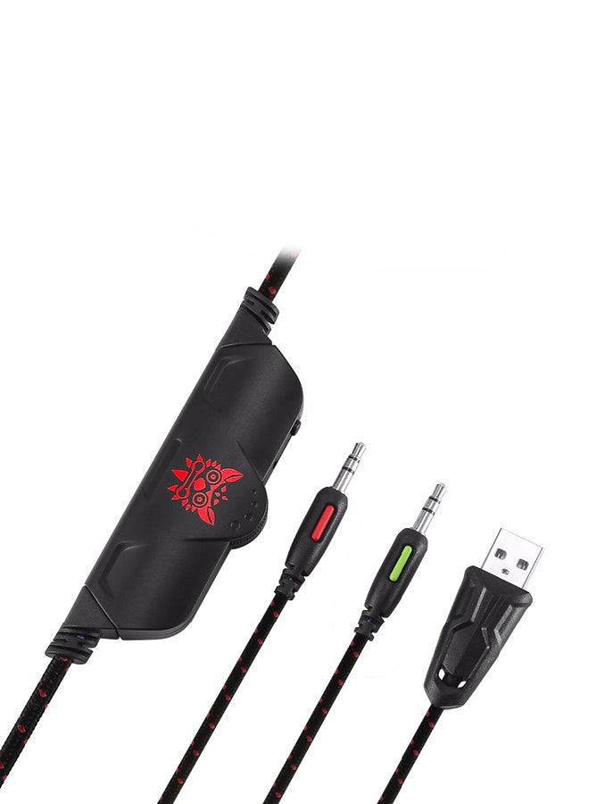 K1 Over-Ear Wired Gaming Headset With Mic - Image 3