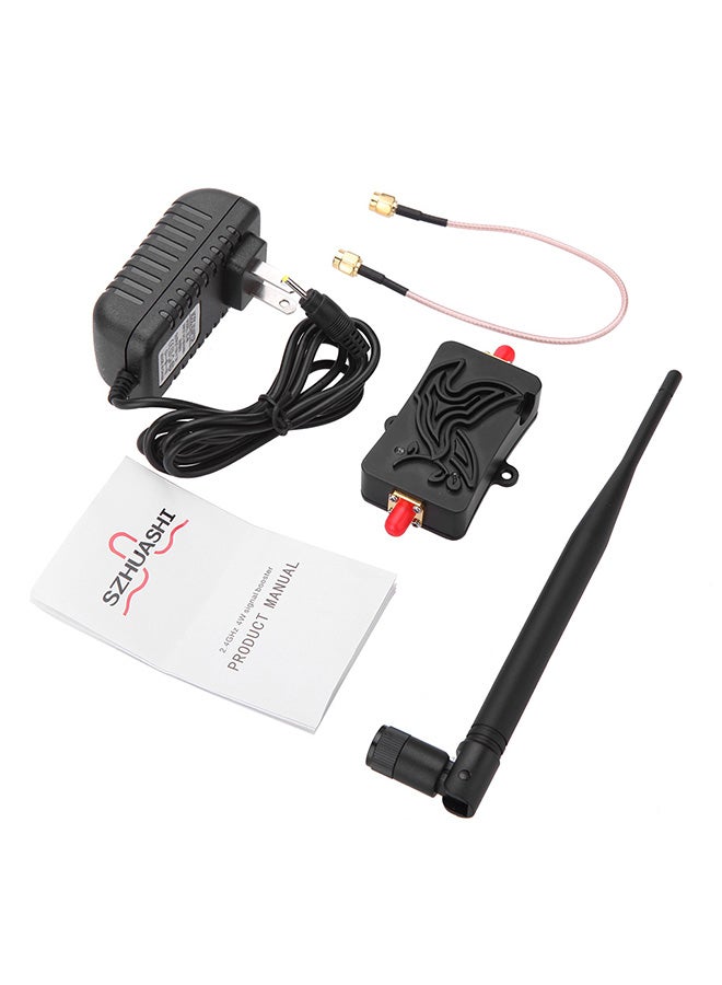 KKmoon - ZigBee BT Signal Booster With Antenna Wireless Amplifier Router gBee Mbps Black - Image 1
