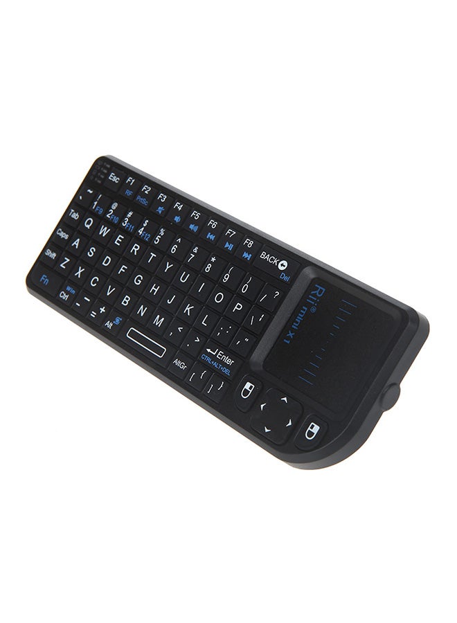 KKmoon - Handheld Wireless Keyboard With Touchpad Mouse For PC/Notebook/Smart TV Black - Image 1