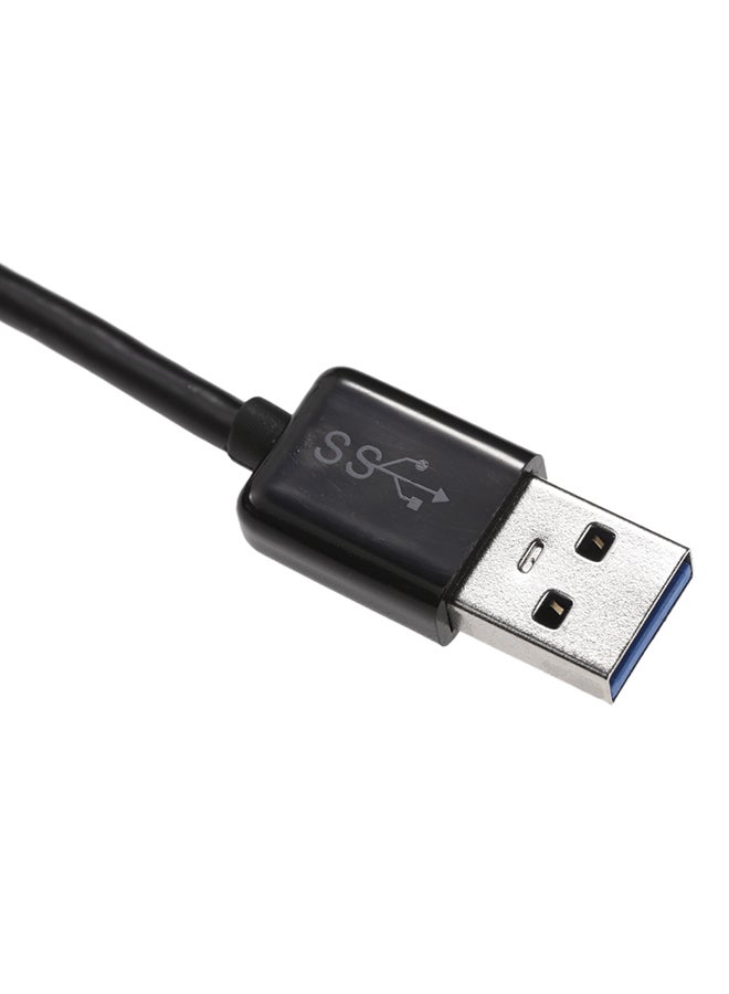KKmoon Portable Ultra Slim External Hard Drive Black  - Image 3