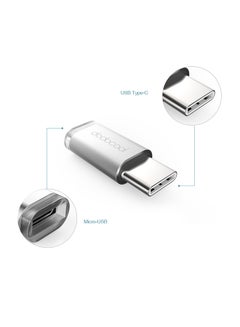 dodocool USB Type-C To MicroUSB Adapter Silver  - Image 4