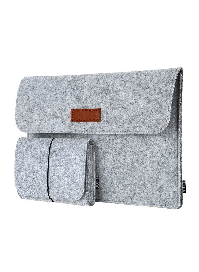 dodocool Laptop Felt Sleeve Light Grey  - Image 2