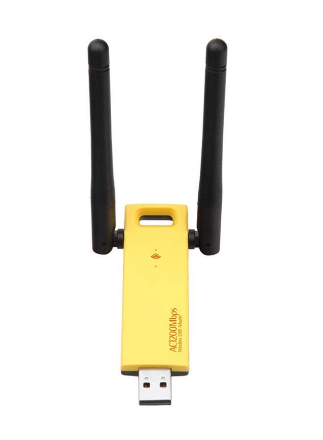 KKmoon Dual Band Wireless Adapter Black/Yellow - Image 3