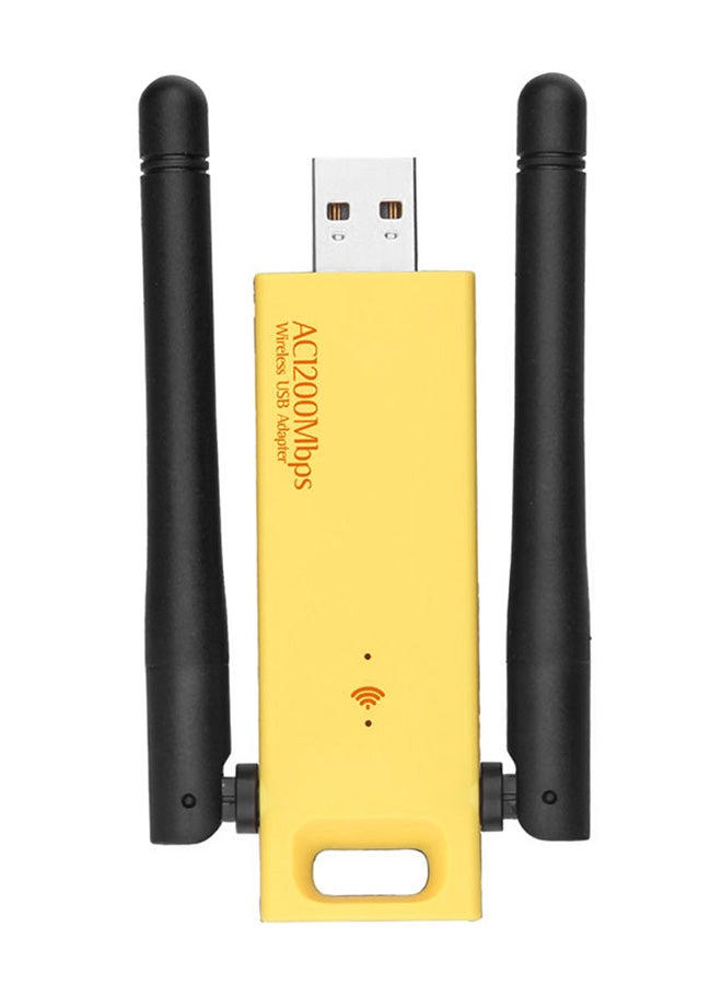 KKmoon Dual Band Wireless Adapter Black/Yellow - Image 1