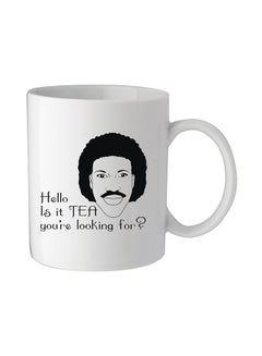 giftex Hello Is It Tea Your're Looking For Printed Mug White/Black 11.5x10.5x10.5centimeter 