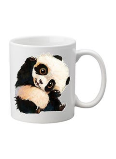 Panda Printed Mug White/Black/Beige