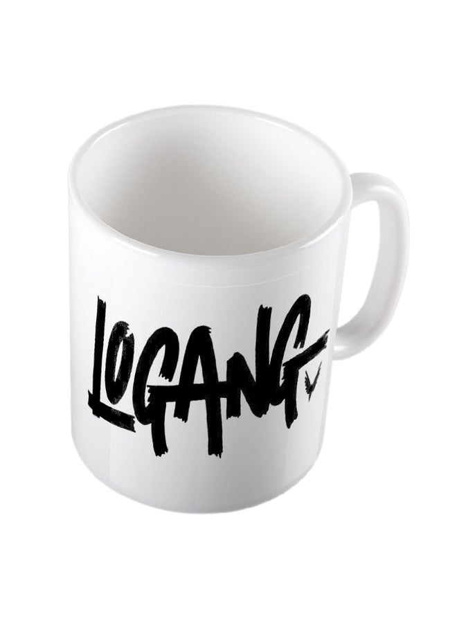 giftex Logang Printed Mug White/Black