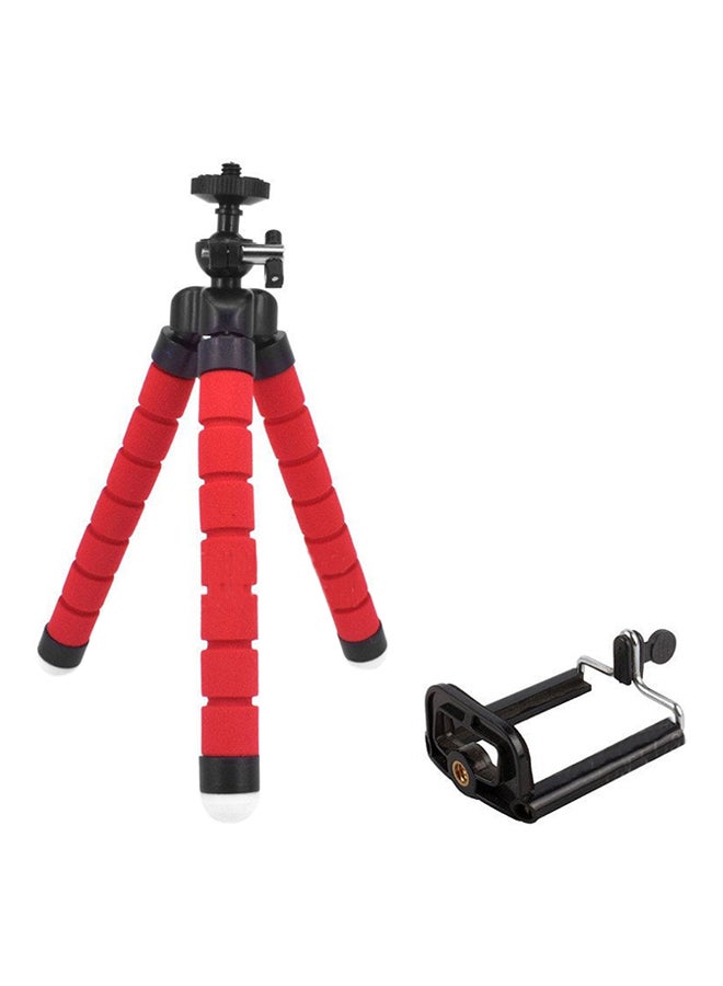 Generic Adjustable Tripod Holder Stand Red/Black  - Image 1