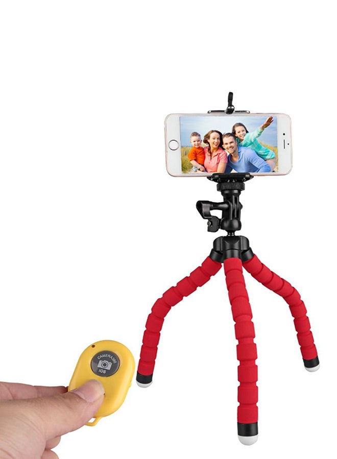 Generic Adjustable Tripod Holder Stand Red/Black  - Image 2