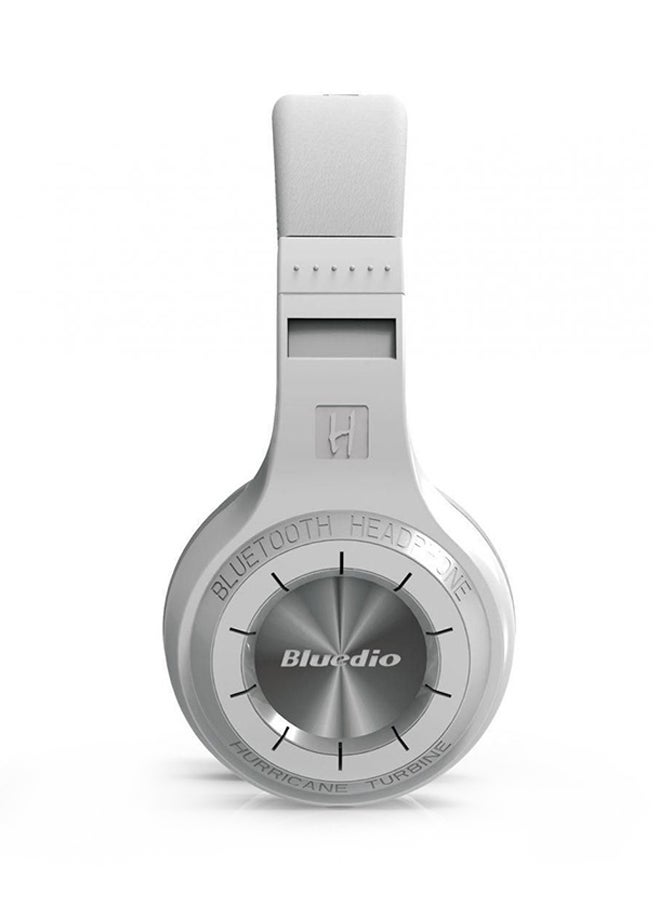 Bluedio - Turbine Hurricane Bluetooth On-Ear Headphones White - Image 1