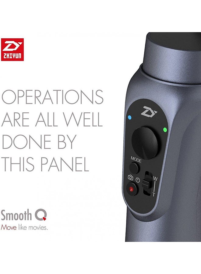 Smooth Wireless Q 3 Axis Handheld Gimbal Stabilizer Black  - Image 2