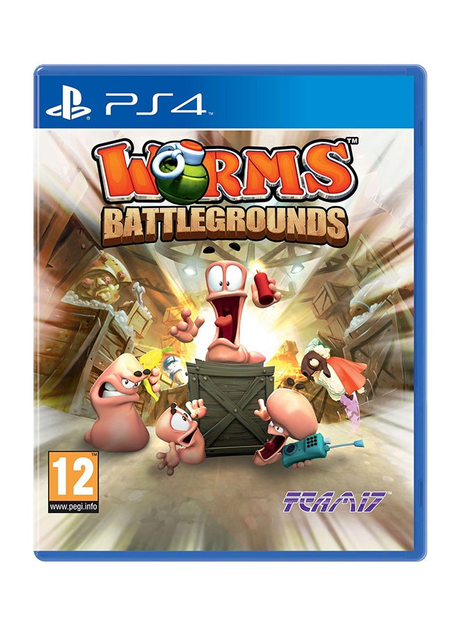 Team 17 Worms Battlegrounds - PAL - PlayStation 4 - Strategy - PlayStation 4 (PS4) 